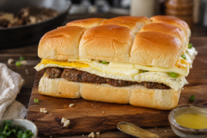 Breakfast Slider Sandwiches Hawaiian Rolls