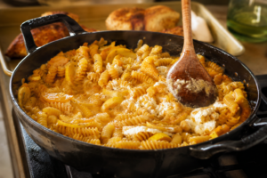 Creamy Lemon Chicken Pasta Bake