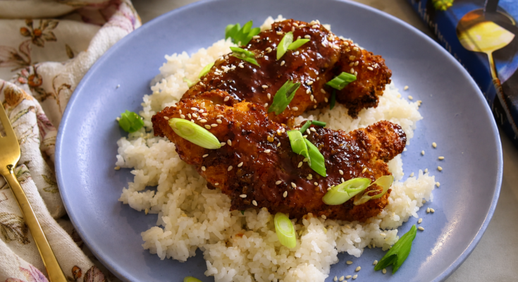 Crispy Citrus Glazed Chicken
