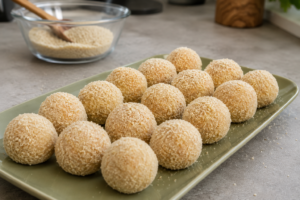 Golden Chickpea and Potato Balls