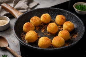 Golden Chickpea and Potato Balls