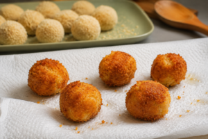 Golden Chickpea and Potato Balls