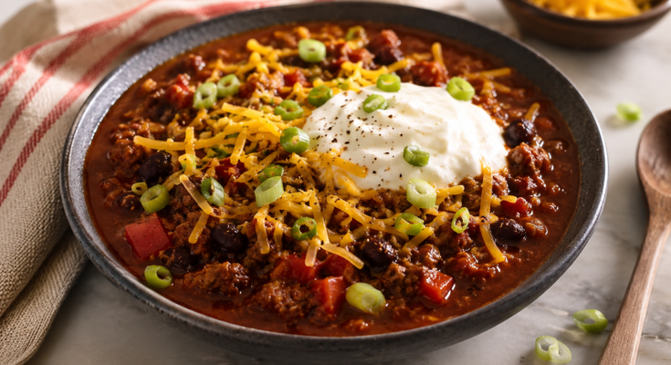 Hearty Homemade Chili