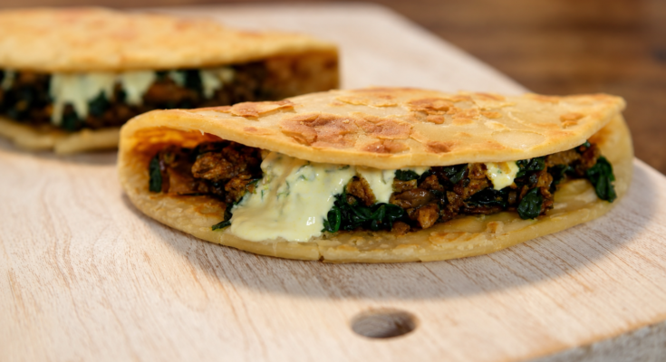 Indian-Style Egg Breakfast Wrap