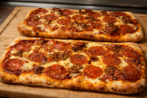 Meat Lovers Flatbread Pizza