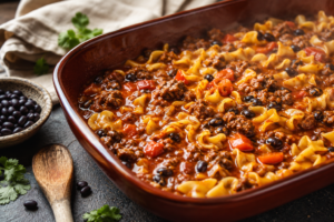 One Pan Ground Beef Taco Skillet