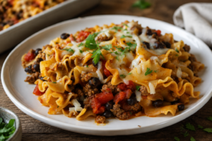 One Pan Ground Beef Taco Skillet