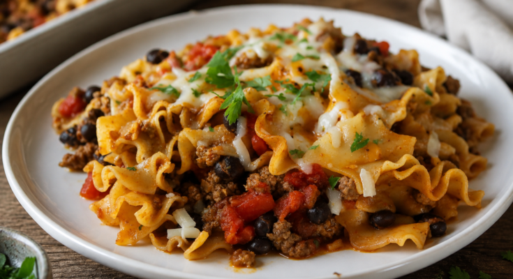 One Pan Ground Beef Taco Skillet