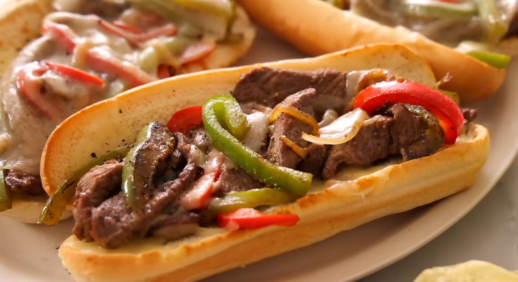 Easy Philly Cheesesteak Sandwiches Recipe