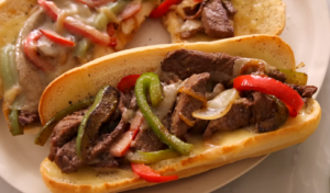 Easy Philly Cheesesteak Sandwiches Recipe