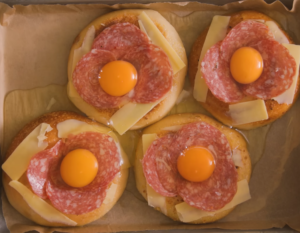 Egg-in-the-Hole Bagels
