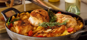 EASY Lemony Chicken Pasta Bake Recipe