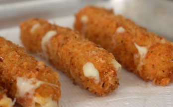 Homemade Crispy Mozzarella Sticks and Risotto Balls Recipes