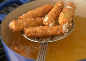 Homemade Crispy Mozzarella Sticks and Risotto Balls Recipes