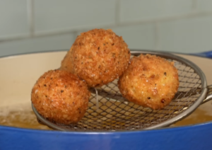 Homemade Crispy Mozzarella Sticks and Risotto Balls Recipes