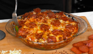 Easy Low Carb Pizza Casserole Recipe