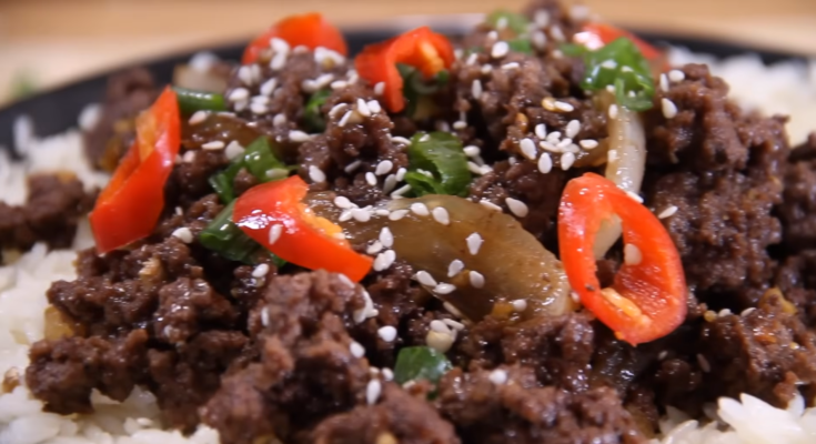Korean Ground Beef Bowl