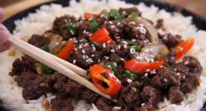 Korean Ground Beef Bowl