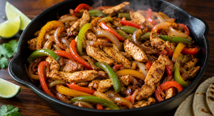 Cheesy Baked Fajita Chicken Recipe