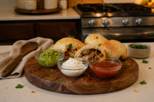 Cheesy Taco Bombs in the Air Fryer 1