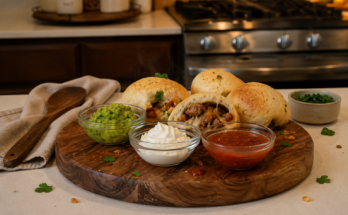 Cheesy Taco Bombs in the Air Fryer 1