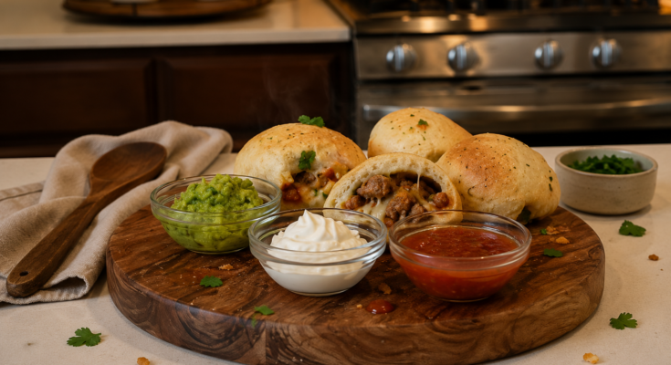 Cheesy Taco Bombs in the Air Fryer 1