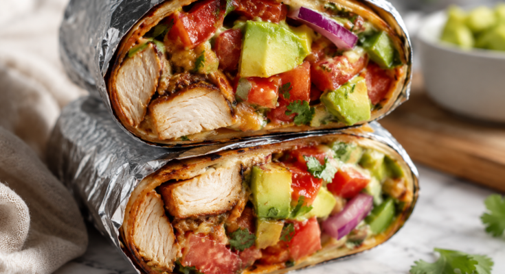 Chicken Avocado Burrito Recipe