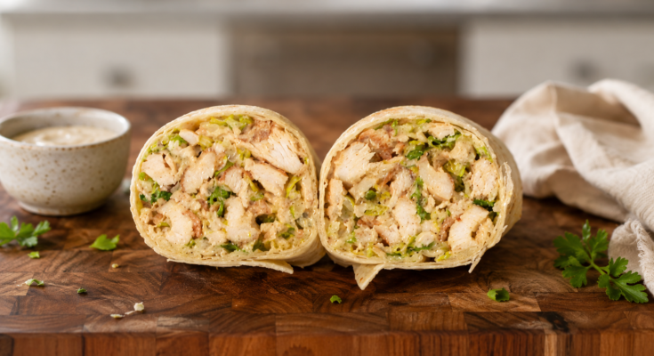 Chicken Caesar Wraps