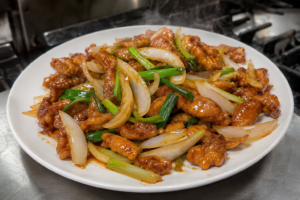 Chicken & Onion Stir-Fry