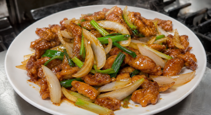 Chicken & Onion Stir-Fry