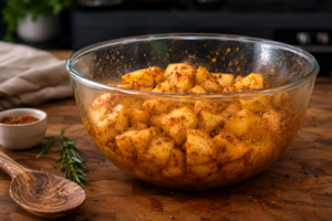 Chicken Taco Potato Bowls 