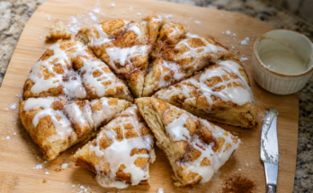Cinnamon Sugar Pizza Made with Crescent Rolls