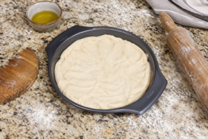 Cinnamon Sugar Pizza Made with Crescent Rolls
