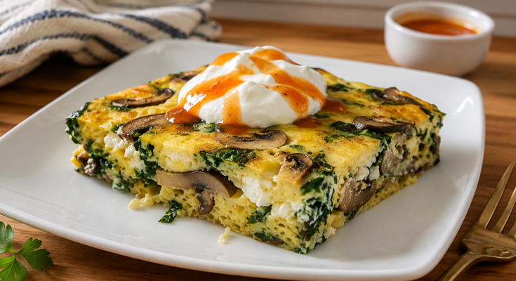 Cottage Cheese Egg Bake
