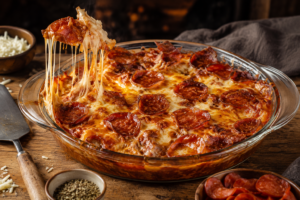 Easy Low Carb Pizza Casserole