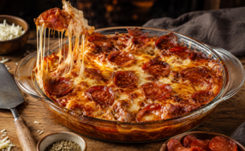 Easy Low Carb Pizza Casserole