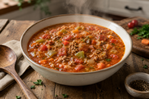 Easy Stuffed Pepper Soup Recipe