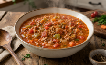 Easy Stuffed Pepper Soup Recipe