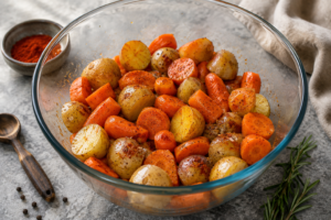 Garlic Herb Roasted Vegetables Recipe 