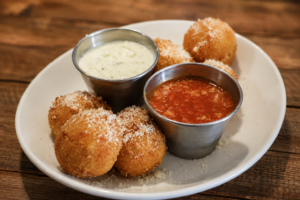 Homemade Crispy Mozzarella Sticks and Risotto Balls Recipes