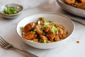 Honey Garlic Chicken Bites 