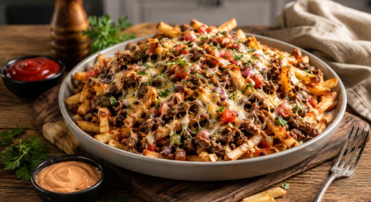 Loaded Bacon & Cheese Fries Recipe