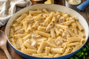 One-Pot Chicken Parmesan Mac & Cheese Recipe