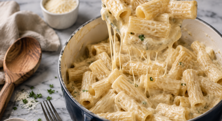 One-Pot Chicken Parmesan Mac & Cheese Recipe