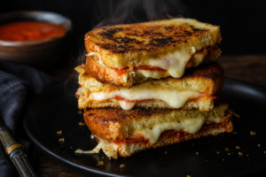 Pepperoni Pizza Grilled Cheese Sandwich