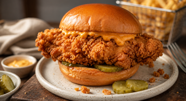 Recipe for Homemade Chick-fil-A Style Chicken Sandwic