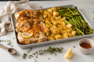 Recipe for Lemon Herb Chicken and Potatoes
