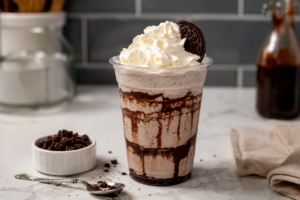 Thick Oreo Cookies & Cream Milkshake Recipe