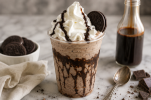 Thick Oreo Cookies & Cream Milkshake Recipe